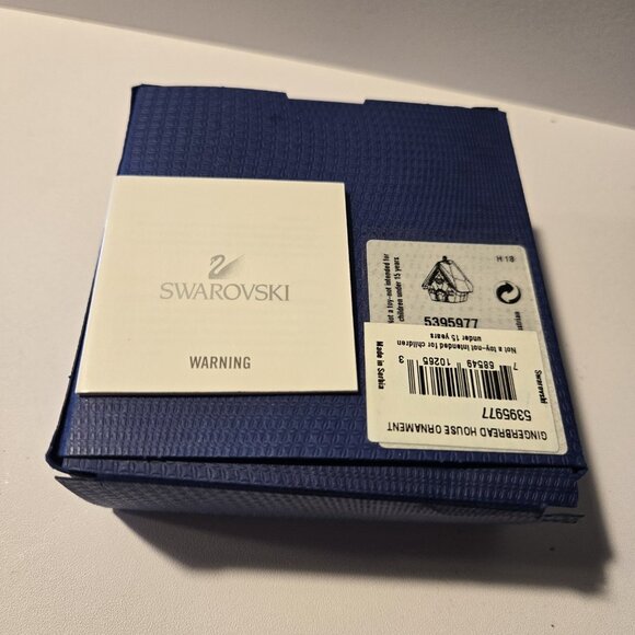 Swarovski Gingerbread House Ornament MIB #5395977 CHRISTMAS ORNAMENT - Picture 5 of 6